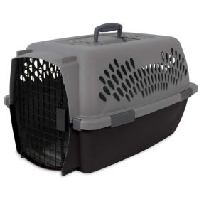 Aspen Pet Fashion Pet Porter Kennel Dark Gray and Black - 10 - 20 lbs