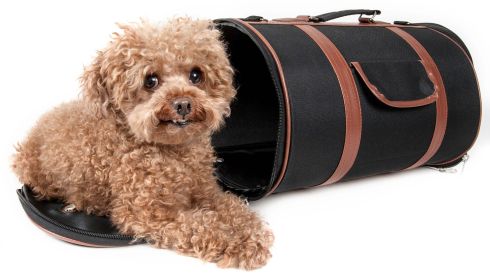 Airline Approved Fashion Cylinder Posh Pet Carrier