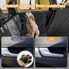 Simple Deluxe Dog Car Seat Cover for Back Seat, 100% Waterproof Pet Seat Protector with Mesh Window, Scratchproof & Nonslip Dog Hammock for Cars, Truc