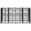 Outdoor Dog Kennel Steel 79.3 ft²